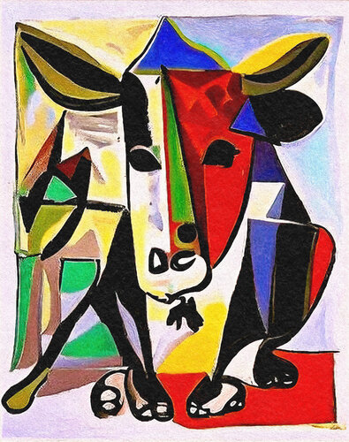 Cow Nº 43 van Fernando Grilli, Werk op papier te koop op Singulart