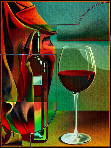 Malbec - Tinta y Tanino van Fernando Grilli, Digitaal te koop op Singulart