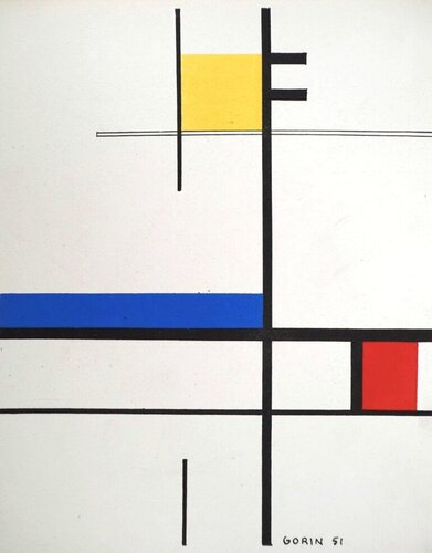 Composition géométrique by Jean Gorin, Print for Sale on Singulart