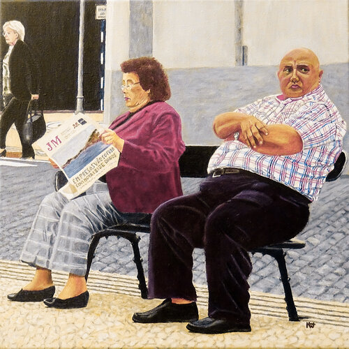 A couple by Ron Westerweel, Painting for Sale on Singulart