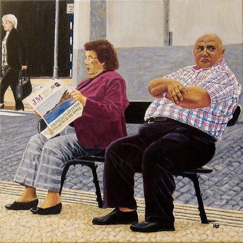 A couple by Ron Westerweel, Painting for Sale on Singulart