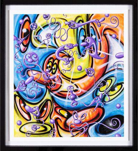 絵画 Kenny Scharf Plate SPUMONI Art Limited 絵画 Kenny Scharf Plate SPUMONI Art Limited Kenny Scharf Plate