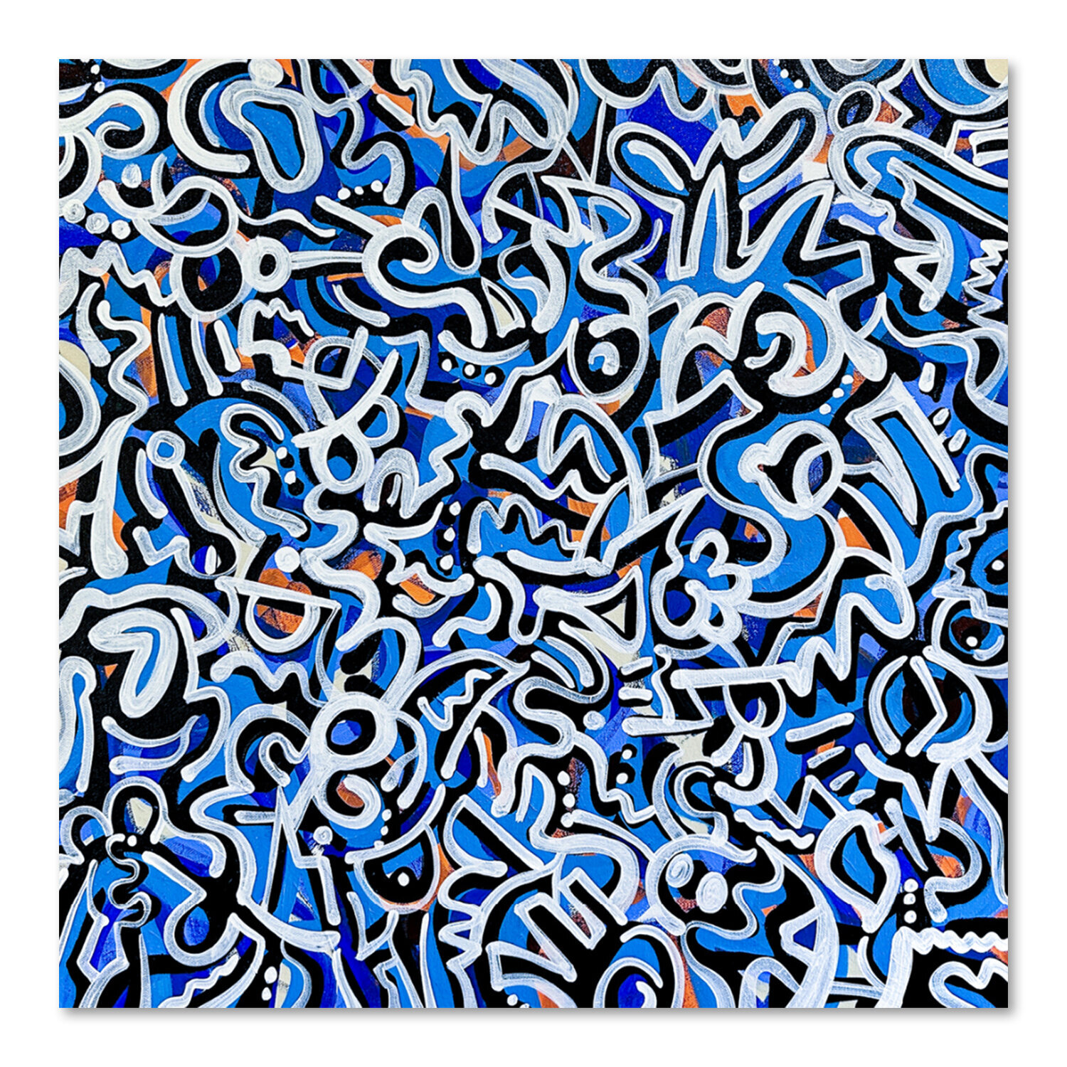 Adulation Abraham Onkst Origineel schilderij te koop