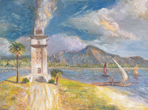 Seaside Breeze by Richard Chiang, Painting for Sale on Singulart