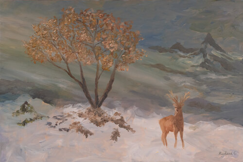 Regal Soul van Richard Chiang, Schilderij te koop op Singulart