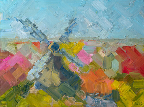 Invigorating Wind di Richard Chiang, Pittura in vendita su Singulart