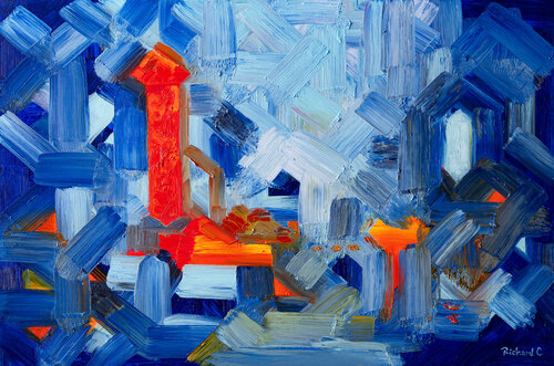 Nocturne by Richard Chiang, Painting for Sale on Singulart