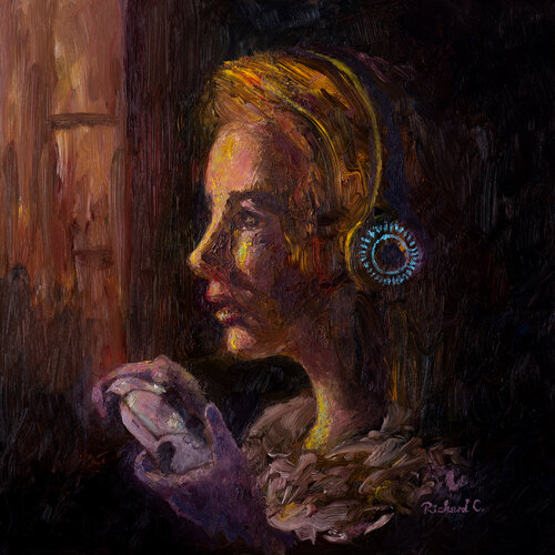 In My Restless Dreams di Richard Chiang, Pittura in vendita su Singulart