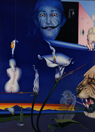 Homage for Dali van Katalin Nemethy, Schilderij te koop op Singulart