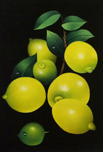 Lemons van Katalin Nemethy, Schilderij te koop op Singulart