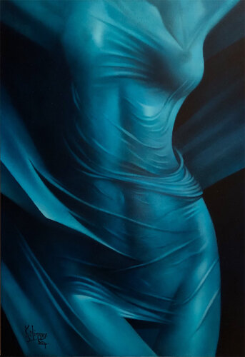Power of a Woman`s Soul van Katalin Nemethy, Schilderij te koop op Singulart