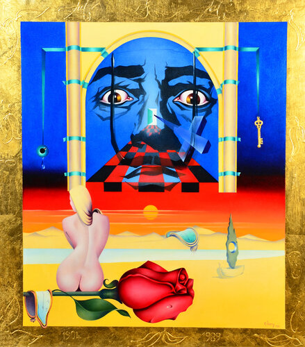 Dali Rose van Katalin Nemethy, Schilderij te koop op Singulart