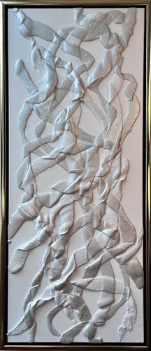 PANTA RHEI WEIß von Cristina Adria, Malerei kaufen auf Singulart