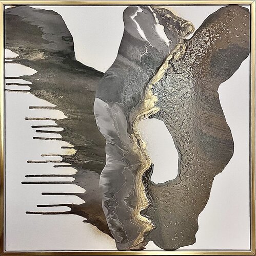 Panta Rhei Gold von Cristina Adria, Malerei kaufen auf Singulart