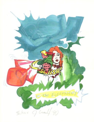 The Raw Electricity by CRASH John Matos, 인쇄 for Sale on Singulart