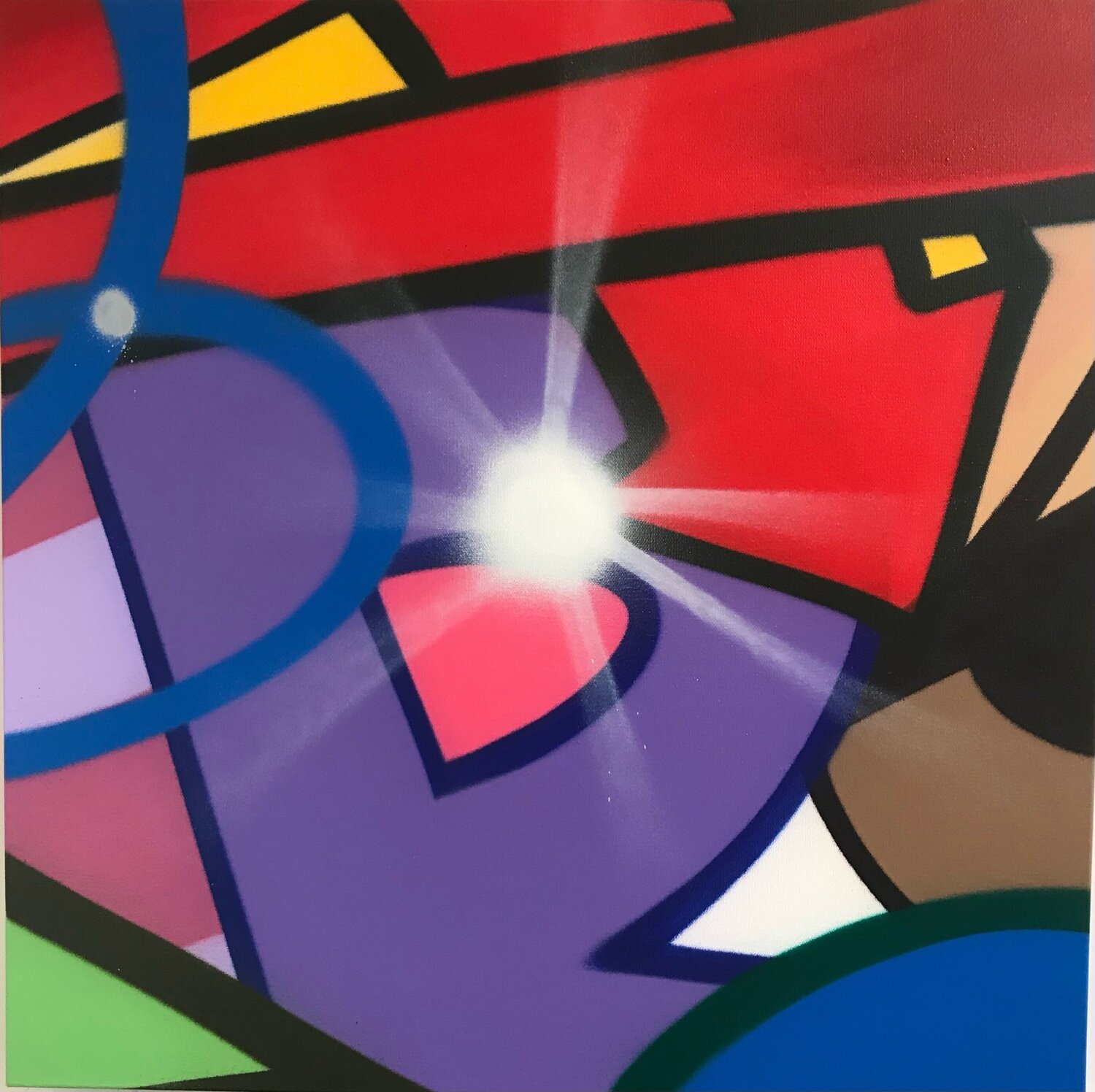 Untitled CRASH John Matos Origineel schilderij te koop
