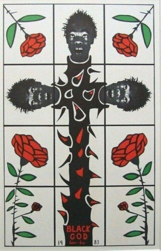 Black God de Gilbert & George, Impresión a la venta en Singulart