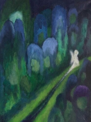 Find your path di Maria Falk Larsson, Pittura in vendita su Singulart