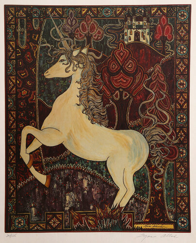 Unicorn by Chafik Abboud, 인쇄 for Sale on Singulart