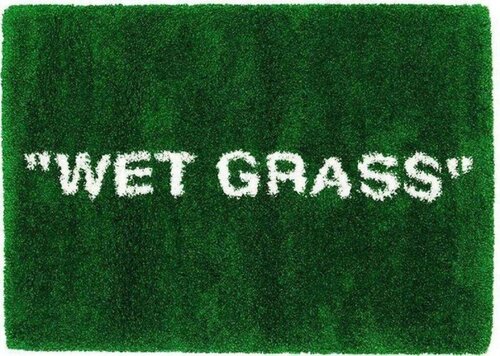 "Wet Grass" by Virgil Abloh, Textile for Sale on Singulart
