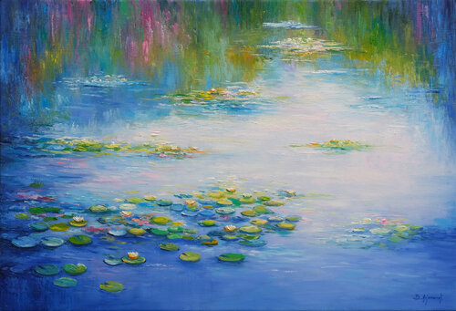 Water Lilies II van Behshad Arjomandi, Schilderij te koop op Singulart