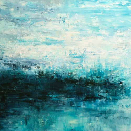 Abstract Seascape #24 van Behshad Arjomandi, Schilderij te koop op Singulart