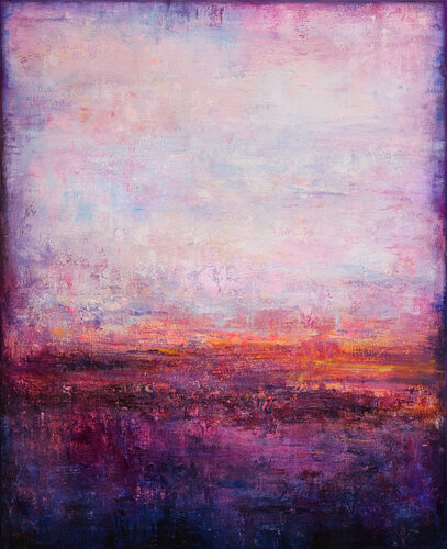 Abstract Sunset Landscape V van Behshad Arjomandi, Schilderij te koop op Singulart