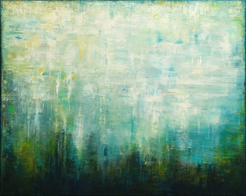 Green Harmony di Behshad Arjomandi, Pittura in vendita su Singulart