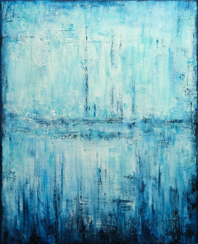 Magic Blues di Behshad Arjomandi, Pittura in vendita su Singulart