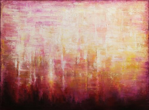 Abstract Sunset Landscape VII di Behshad Arjomandi, Pittura in vendita su Singulart