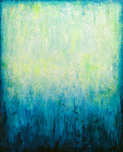 Magic Turquoise di Behshad Arjomandi, Pittura in vendita su Singulart