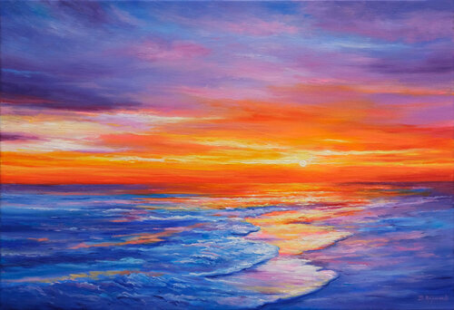 Sunset Colors V di Behshad Arjomandi, Pittura in vendita su Singulart