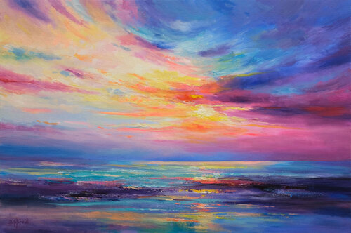 Sunset Light van Behshad Arjomandi, Schilderij te koop op Singulart
