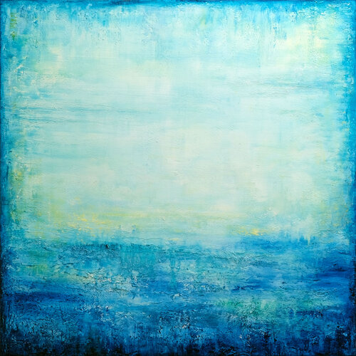 Turquoise Ocean Dream van Behshad Arjomandi, Schilderij te koop op Singulart