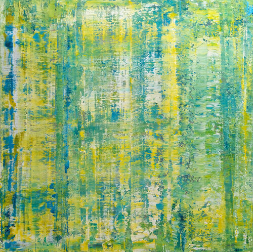 Green Composition von Behshad Arjomandi, Malerei kaufen auf Singulart