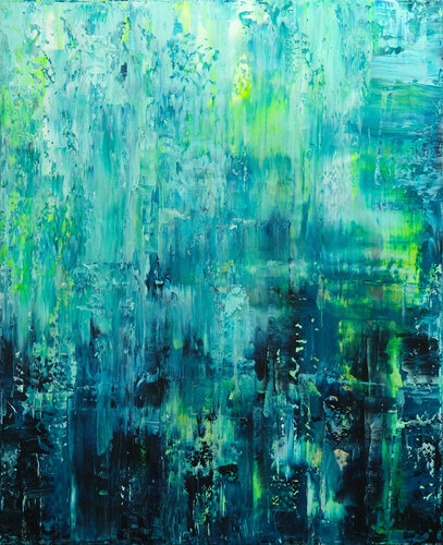 Dreamy Turquoise van Behshad Arjomandi, Schilderij te koop op Singulart