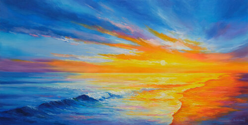Radiant Sunrise van Behshad Arjomandi, Schilderij te koop op Singulart
