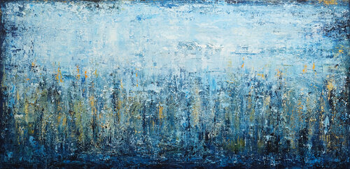 Winter Landscape van Behshad Arjomandi, Schilderij te koop op Singulart