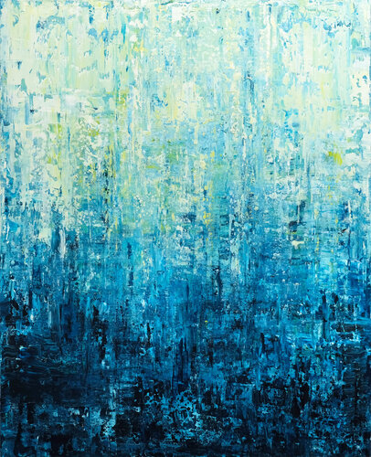 Turquoise Dream van Behshad Arjomandi, Schilderij te koop op Singulart