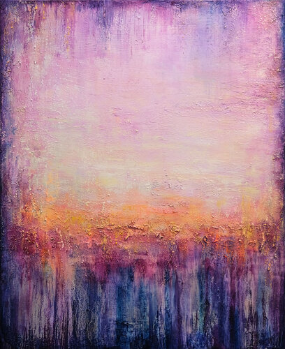 Abstract Sunset Landscape XII van Behshad Arjomandi, Schilderij te koop op Singulart