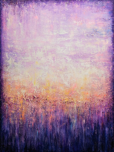 Abstract Sunset Landscape XIII par Behshad Arjomandi, Peinture en vente sur Singulart