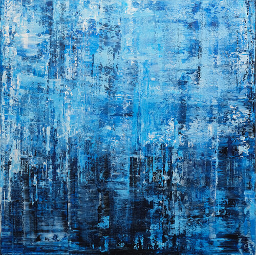 Blue Ocean Harmony di Behshad Arjomandi, Pittura in vendita su Singulart