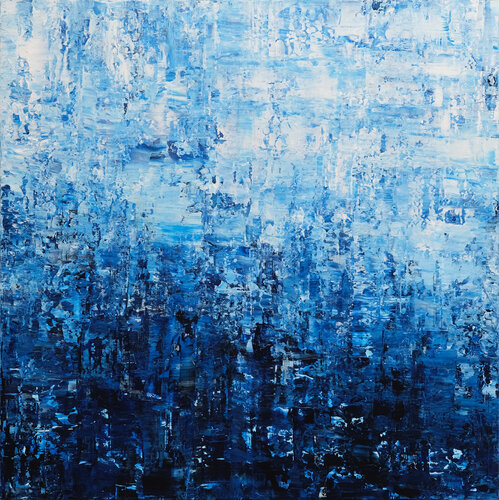 Oceanic Blues par Behshad Arjomandi, Peinture en vente sur Singulart