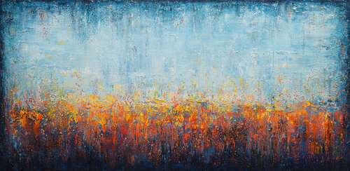 Abstract Dream Landscape par Behshad Arjomandi, Peinture en vente sur Singulart