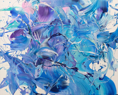 Flowing Imaginations par Behshad Arjomandi, Peinture en vente sur Singulart