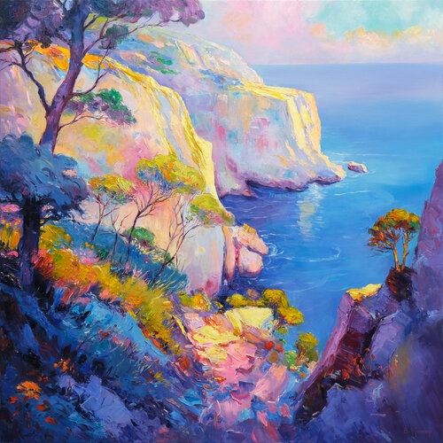 Fantasy View par Behshad Arjomandi, Peinture en vente sur Singulart
