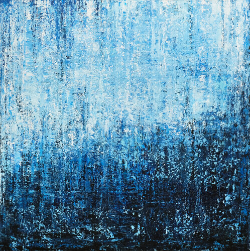 Blue Ocean Dreams par Behshad Arjomandi, Peinture en vente sur Singulart