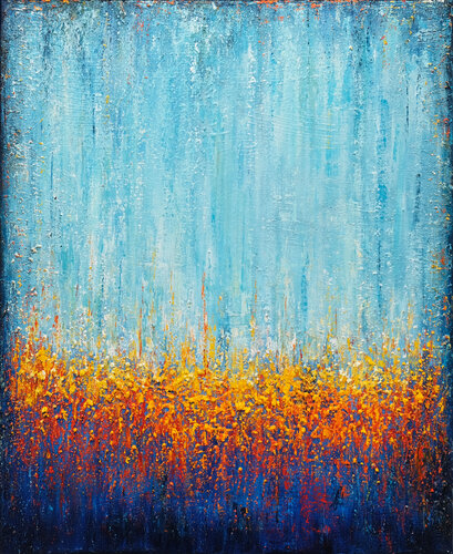 Autumn Sunset di Behshad Arjomandi, Pittura in vendita su Singulart