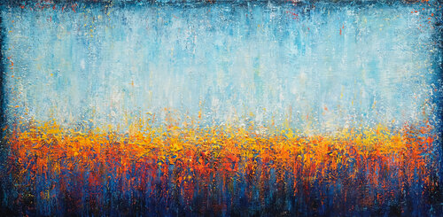 Dreamscape Sunset Colors par Behshad Arjomandi, Peinture en vente sur Singulart
