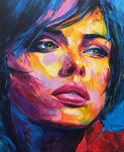 Aurora by Behshad Arjomandi, 油畫 for Sale on Singulart